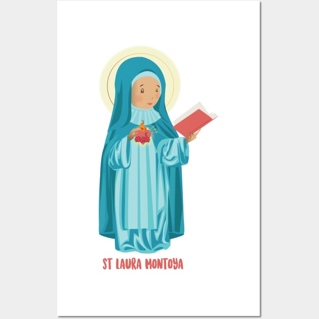 Saint Laura Montoya. Mother Laura Wall Art by AlMAO2O